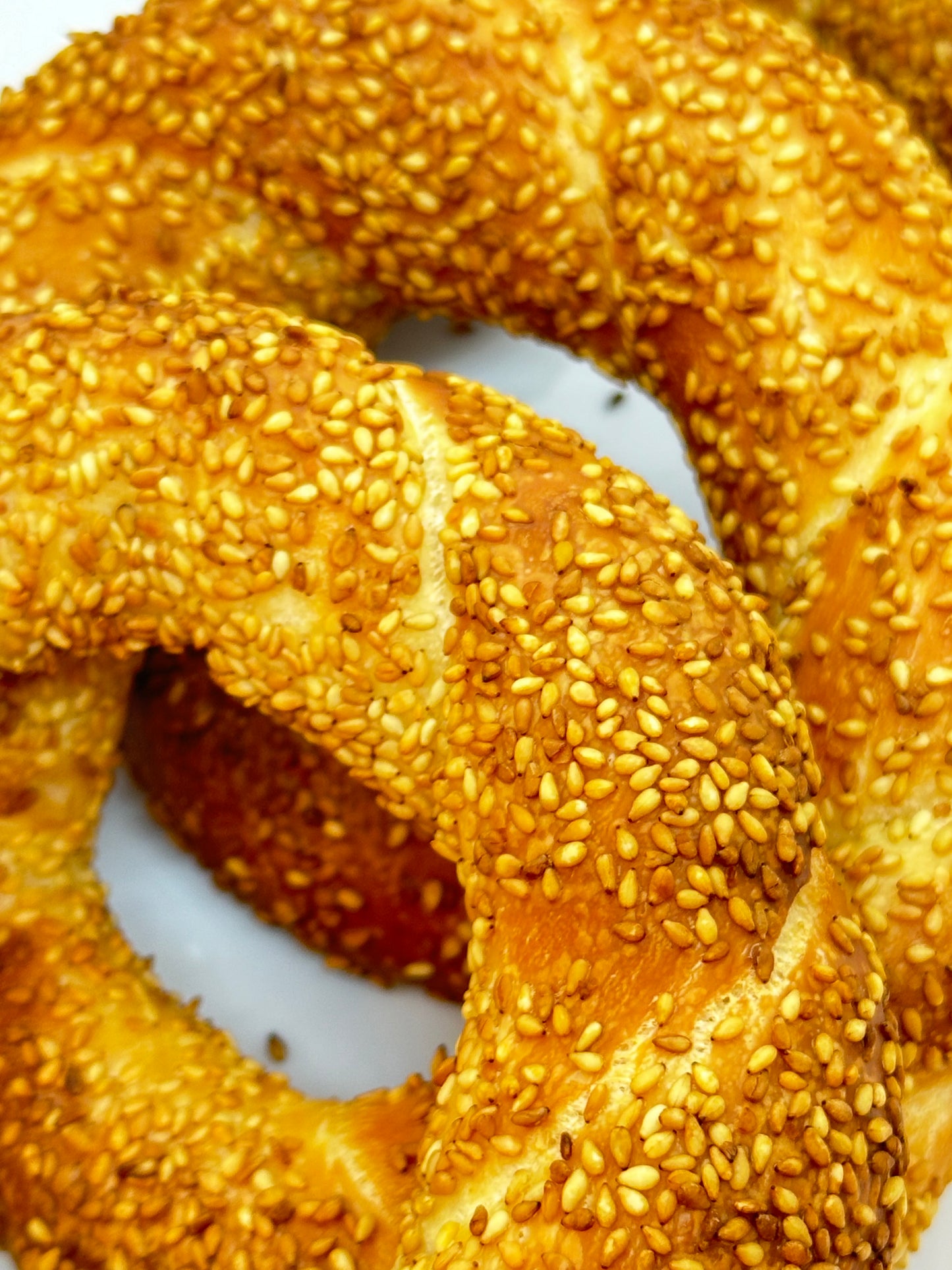 トルコのゴマベーグル Turkish Bagel with Butter