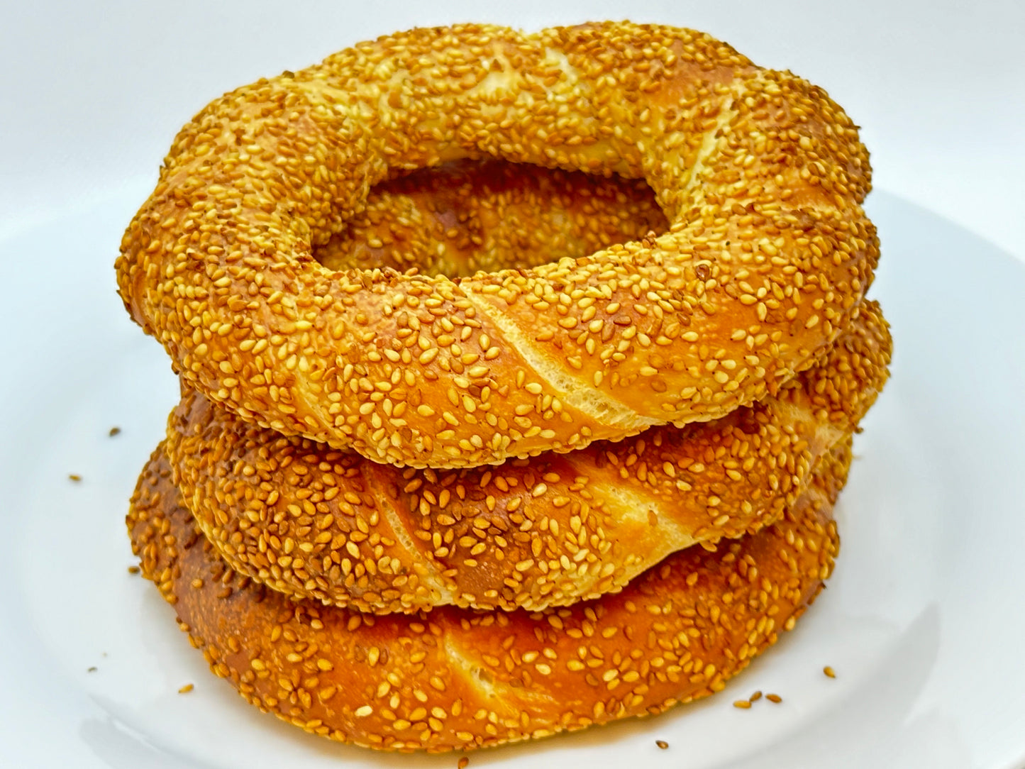 トルコのゴマベーグル Turkish Bagel with Butter