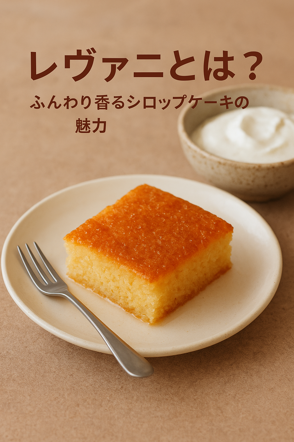 しっとり甘く、心がほっとする伝統スイーツ｜トルコの「レヴァニ」