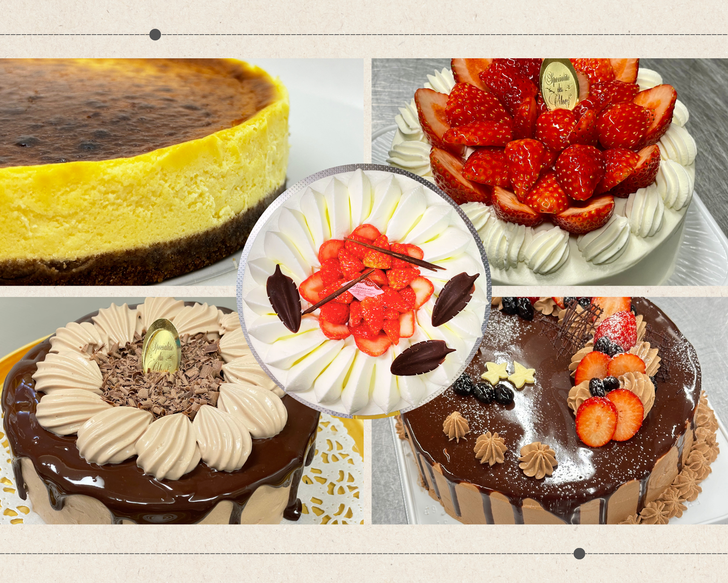 Whole Cakes ホールケーキ