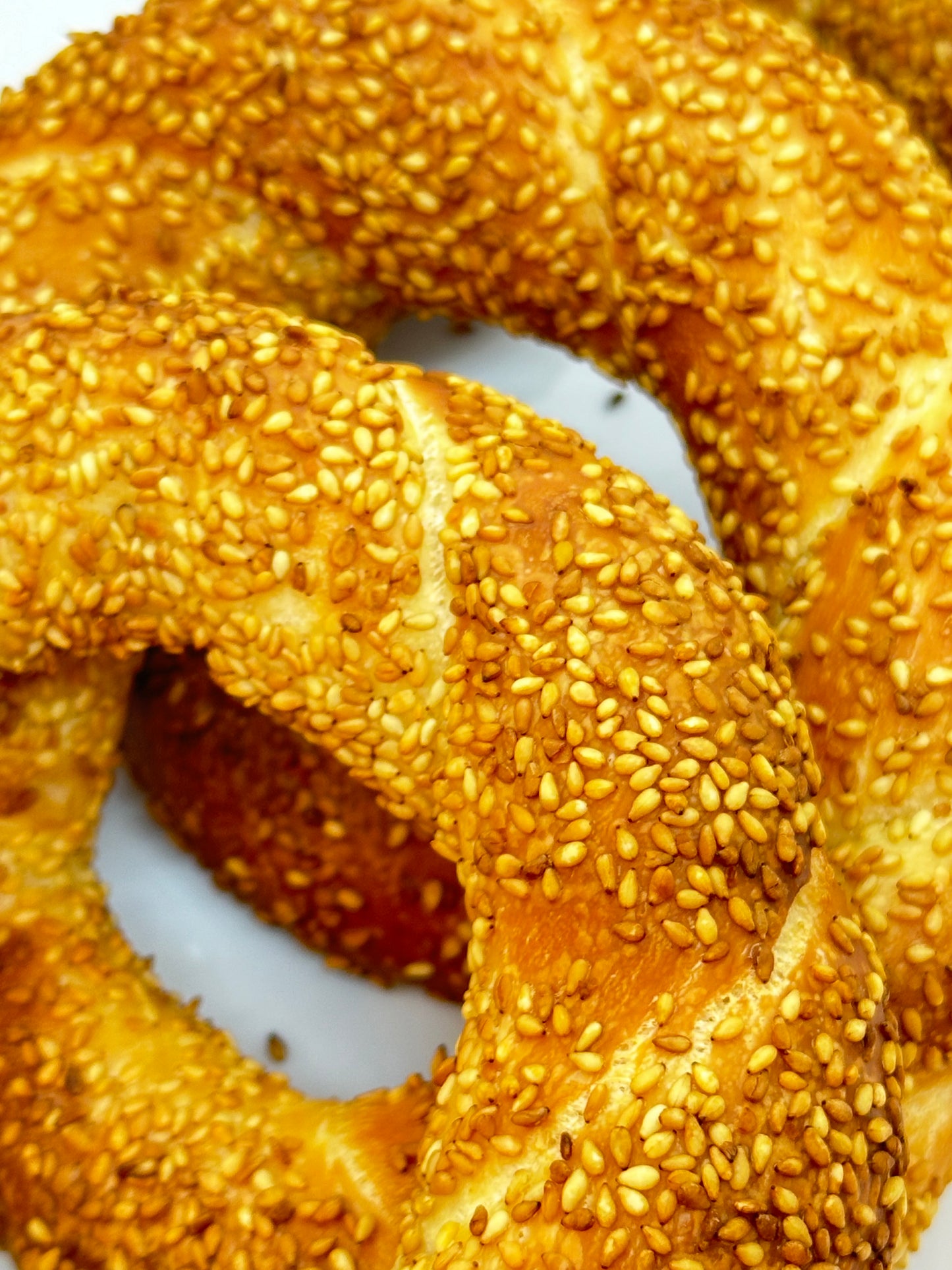 トルコのゴマベーグル　Turkish Bagel with Butter