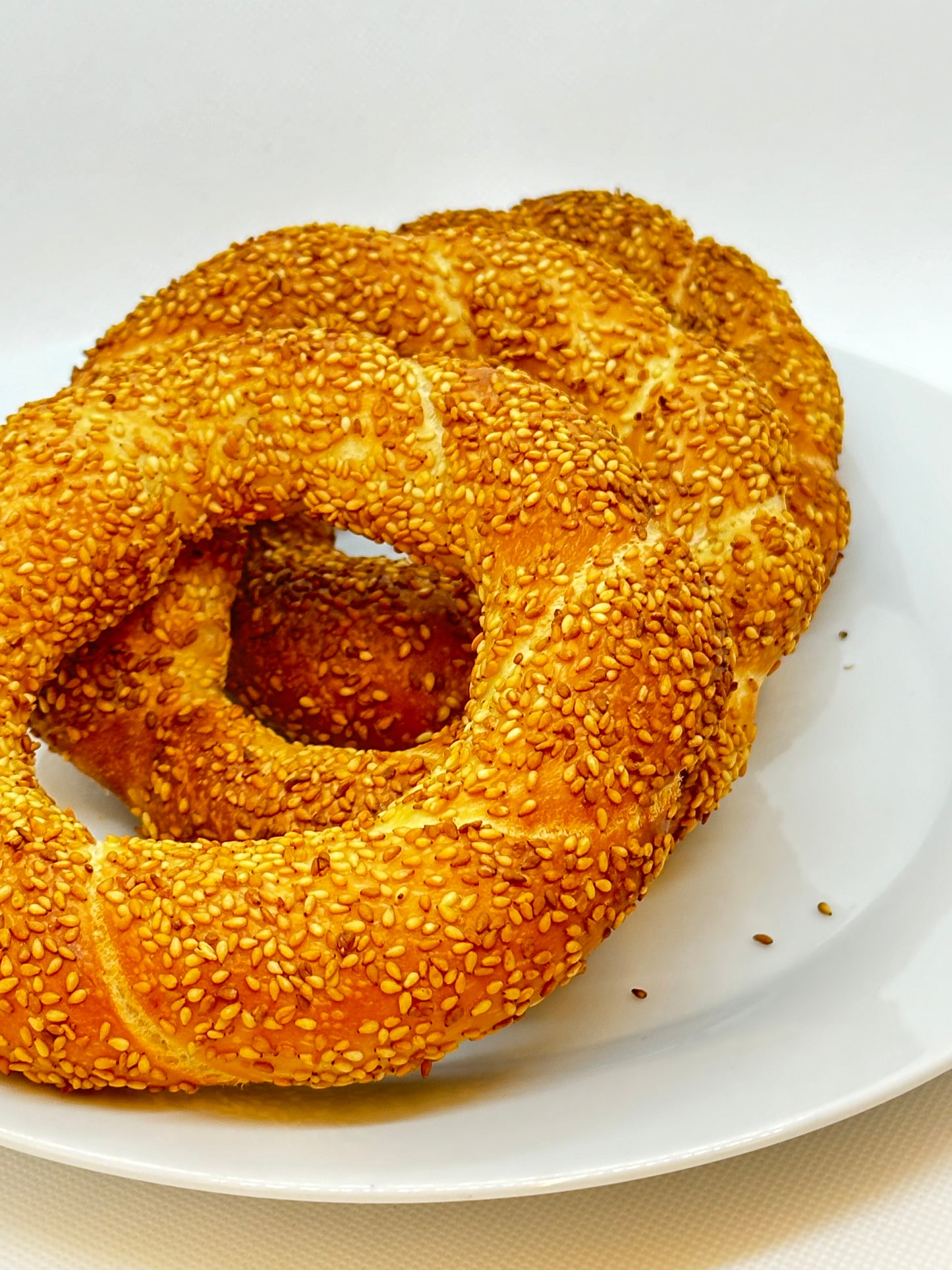 トルコのゴマベーグル　Turkish Bagel with Butter