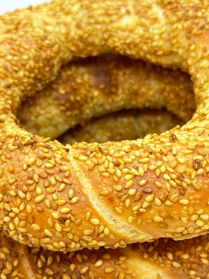 トルコのゴマベーグル　Turkish Bagel with Butter